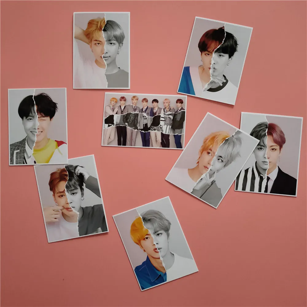 16 шт./компл. Bangtan мальчики World Tour Love Yourself Фотокнига LOMO Card JUNG KOOK JIMIN JIN SUGA BOY с LUV картой душа FH7