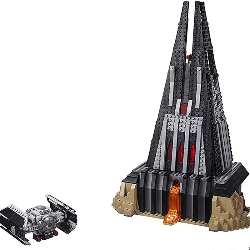 

New In Stock 05152 Star Wars Darth Vader's Castle Building Blocks Brick Toys Compatible Bela Star Wars Children Gift