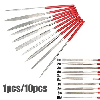 1pc/10pcs 140mm Diamond Mini Needle File Set Handy Tools 1