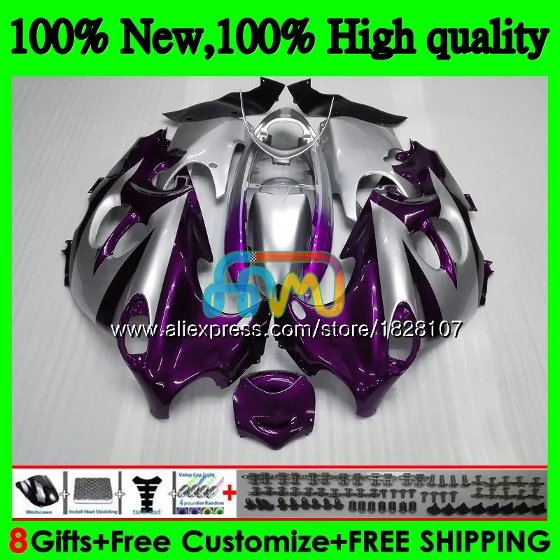 Средства ухода за кожей для SUZUKI KATANA GSXF фиолетовый серый 600 750 1998 1999 2000 2001 2002 33BS. 102 GSX750F GSXF750 GSXF600 98 99 00 01 02 обтекателя - Цвет: No. 1