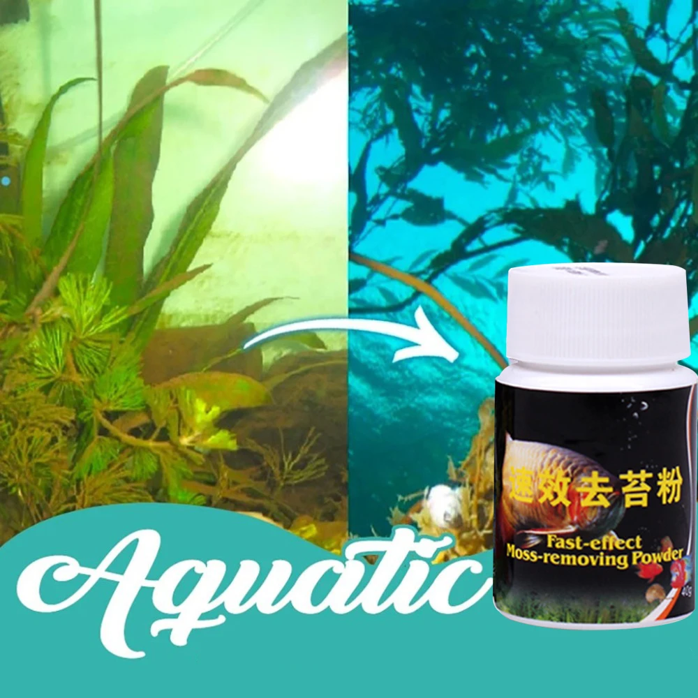 Вода для удаления запаха водорослей, очищающая аквариум, Эффективная очистка аквариума, для домашнего аквариума, защита от альгаецида