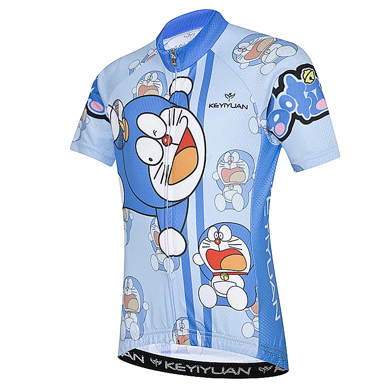 KEYIYUAN Cycling Jersey Children Pro Team Boy Girls Mtb Sports Wear Suit Kids Bicycle Clothing Bike Set Maillot Ciclismo