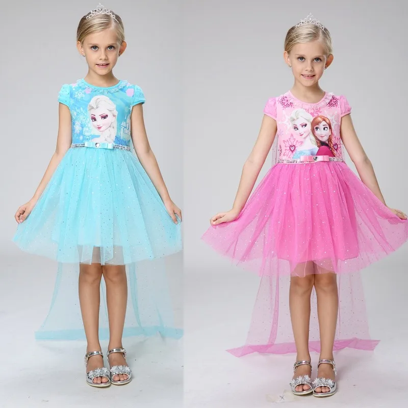 Disney Frozen Dress Disfraz Anna Elsa Princess Sofia Infantil Fever