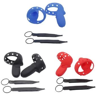 

1 Set Full Protection Knuckle Strap Silicone Case Handle Grip Strap Grip Cover for Oculus Quest 2 Touch Controller