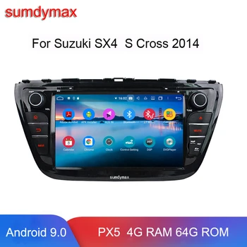 

Octa core 4g ram 64g rom android 9.0 car multimedia player for sx4 s-cross 2014-2018 with gps glonass wifi carplay DSP head unit