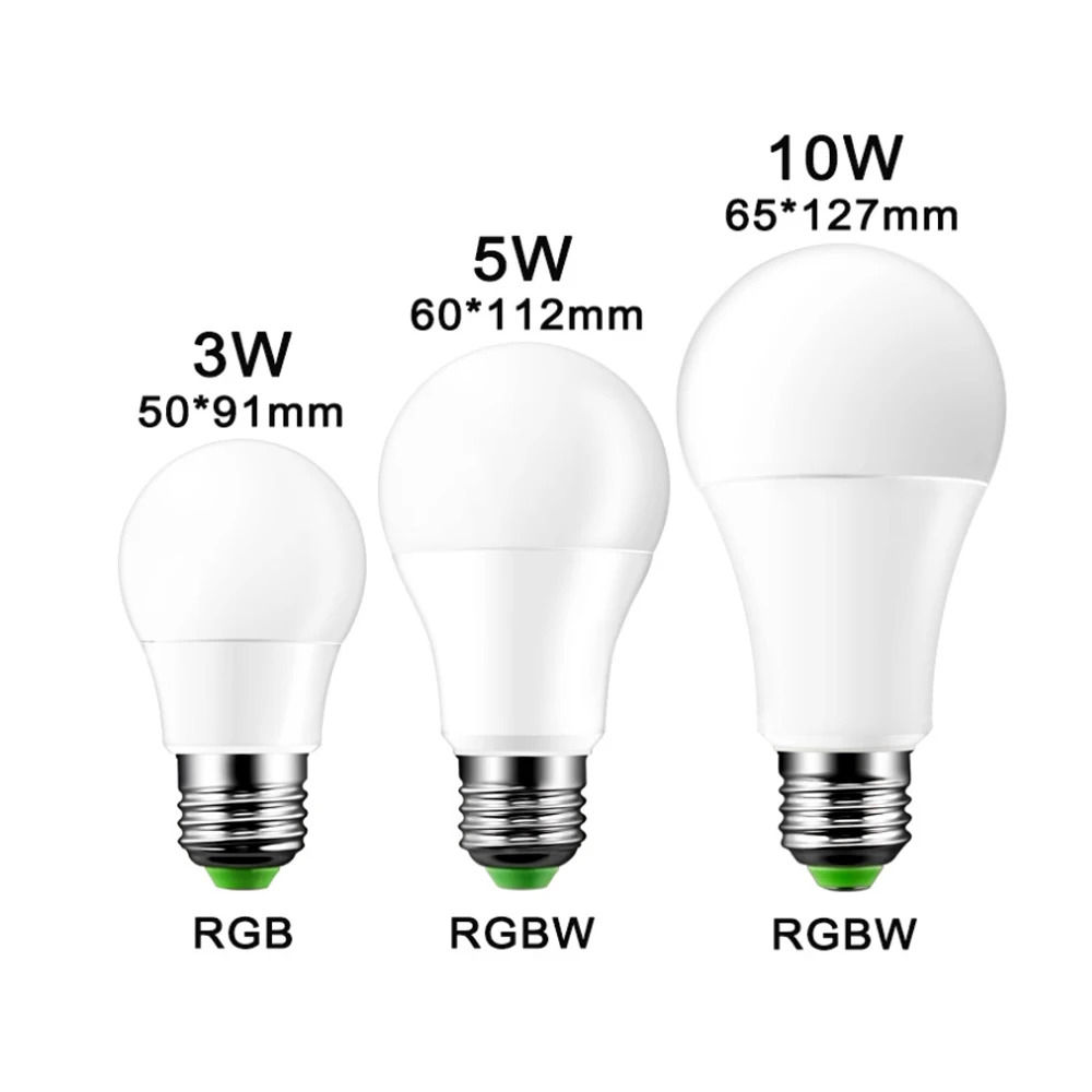 

New 5W 10W Color 85-265V RGB Led Lamp LED Changing RGB Magic Led Bulb White+RGB Spotlight + IR Remote Control LED Bulbs for Home