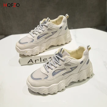 

HQFZO Basketball Shoes Women Training Sneakers Athletic Sport Shoes Breathable Mesh Air Platform Women Shoes