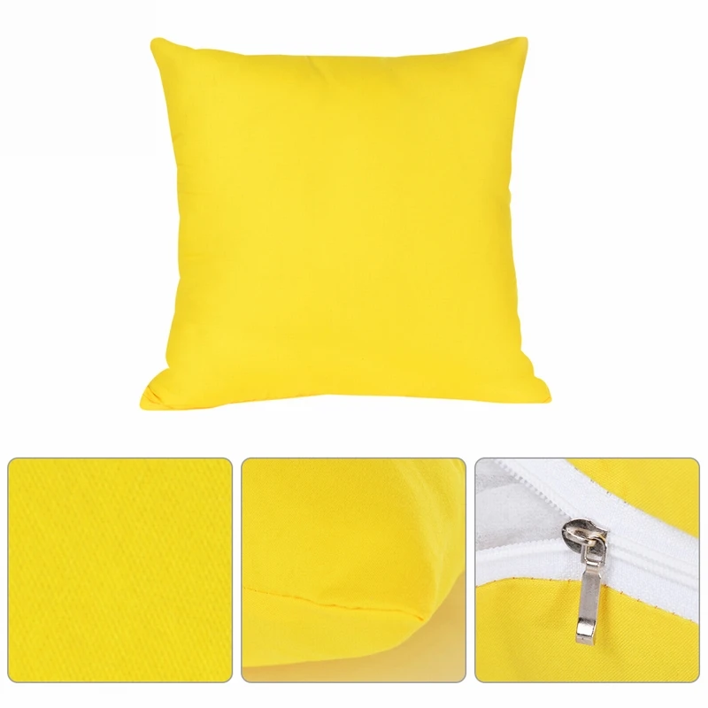 Наволочка однотонная хлопковая декоративная наволочка для подушки спальни