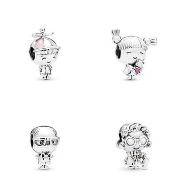

Fashion Personality New Propeller Hat Boy Girl With Nephew Grandparents Charm Beaded Original Female Fashion Jewelry Gift