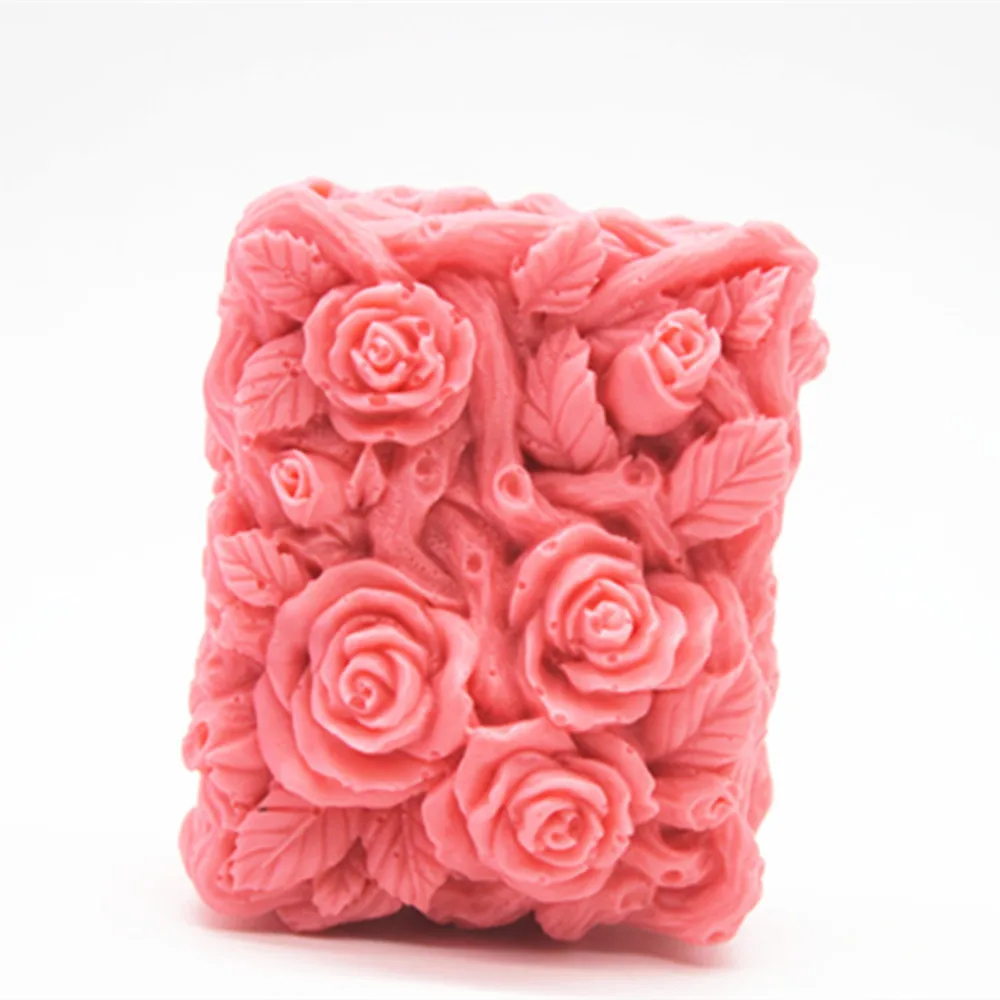 Silicone Rose Soap Mold Art Craft Rose Silicone Soap Molds Flower Craft