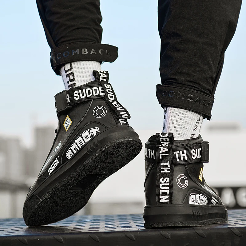 Мужская Вулканизированная обувь, кроссовки для мужчин, классические, на шнуровке, высокий стиль, весна-осень, на плоской подошве, повседневная обувь для мужчин, Zapatos de hombre