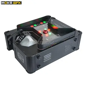 

2pcs/lot LED Super Jet Fog Machine 27pcs LED Immediately Stop Fog Stage Effects Pryo Vertical Smoke Machine for Wedding Party