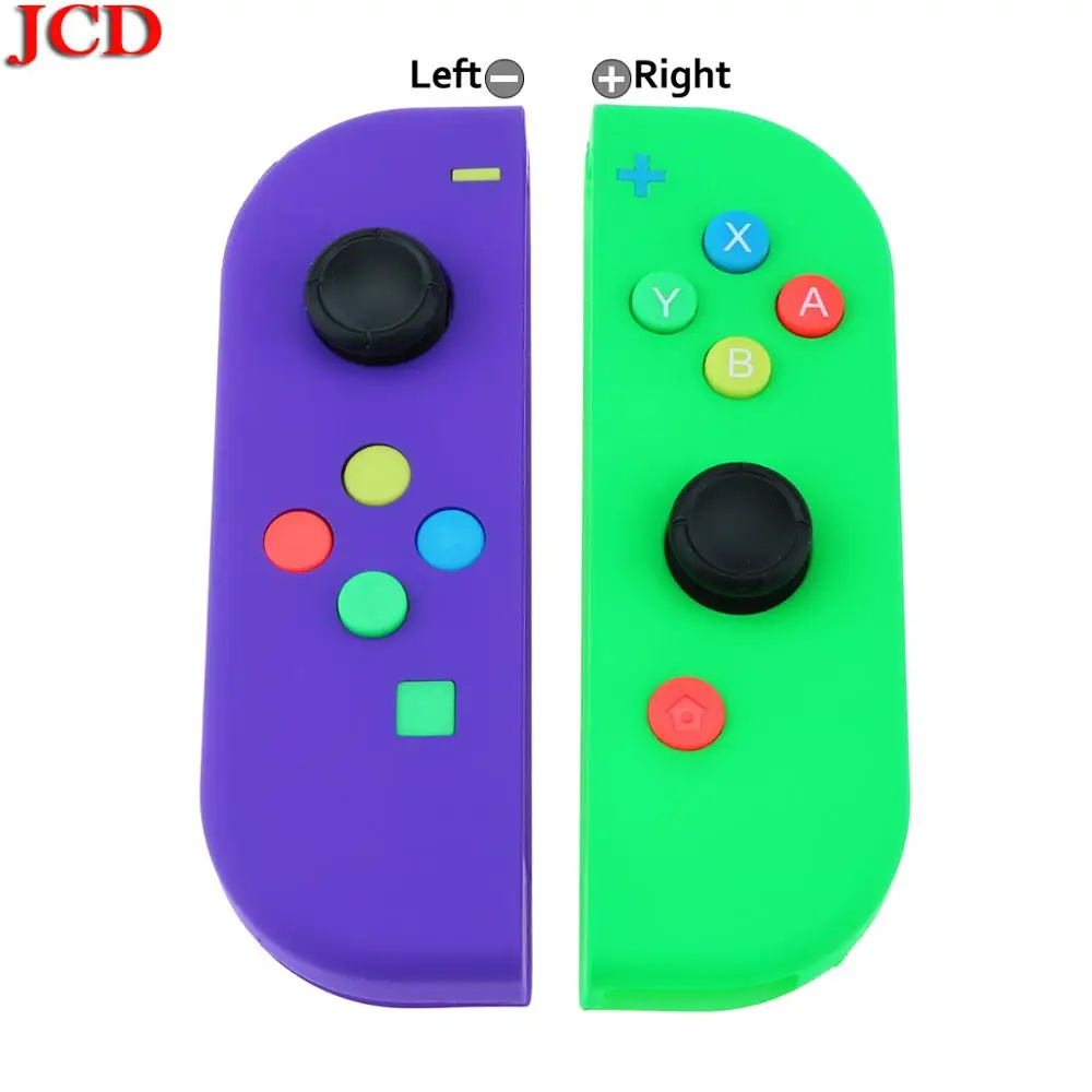 JCD, чехол для корпуса для kingd, переключатель, контроллер NS для Joy-Con, оболочка, игровая консоль для переключателя, чехол, сделай сам, левая, правая кнопка - Цвет: No4 L and No6 R