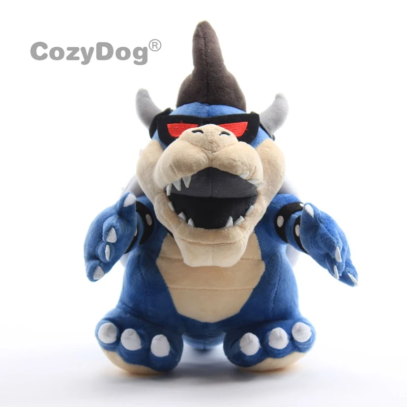 26cm Dark Bowser 25 см и 13 см Марио плюшевый Купа игрушки куклы мягкие животные игрушки сухой Боузер кости Боузер король плюшевый Купа Игрушки для малышей подарок - Цвет: 26cm Dark Bowser