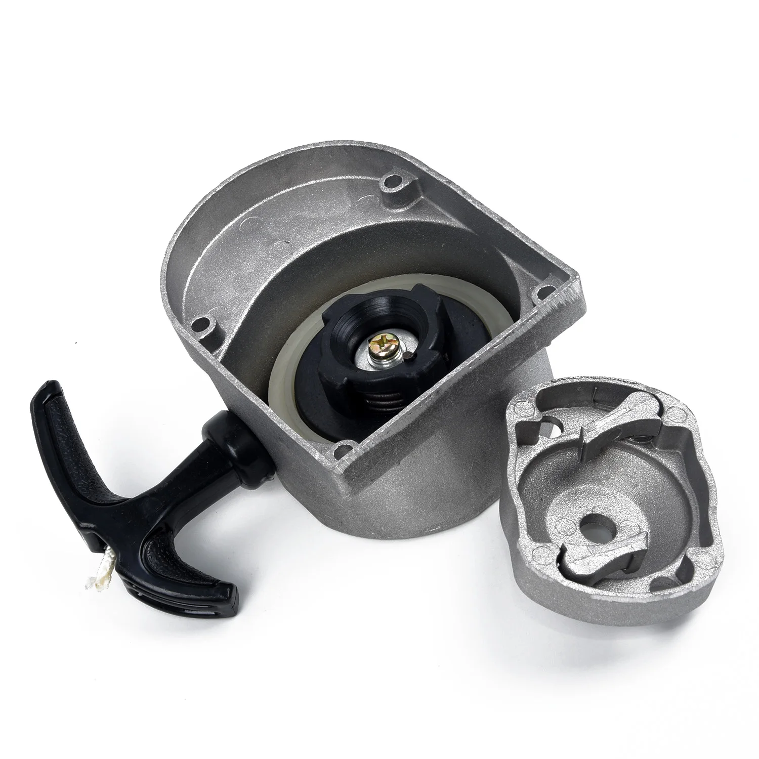 Потяните Стартер 2 тактный для 50cc 60cc 80cc Mini Quad ATV Pocket Rocket Silver