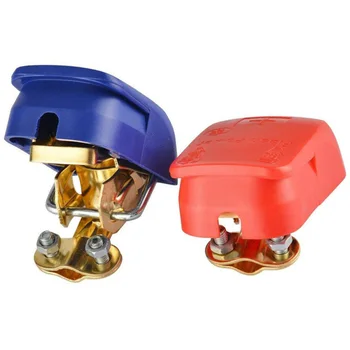 

1 Pair Battery Terminals Clamps Quick Release Connectors For Car Auto Caravan Boat Charging And Starting Systems