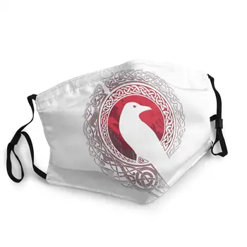

EDDA Bird Viking Valhalla Odin Adult Reusable Face Mask Pattern Anti Haze Dust Protection Mask Respirator Mouth Muffle