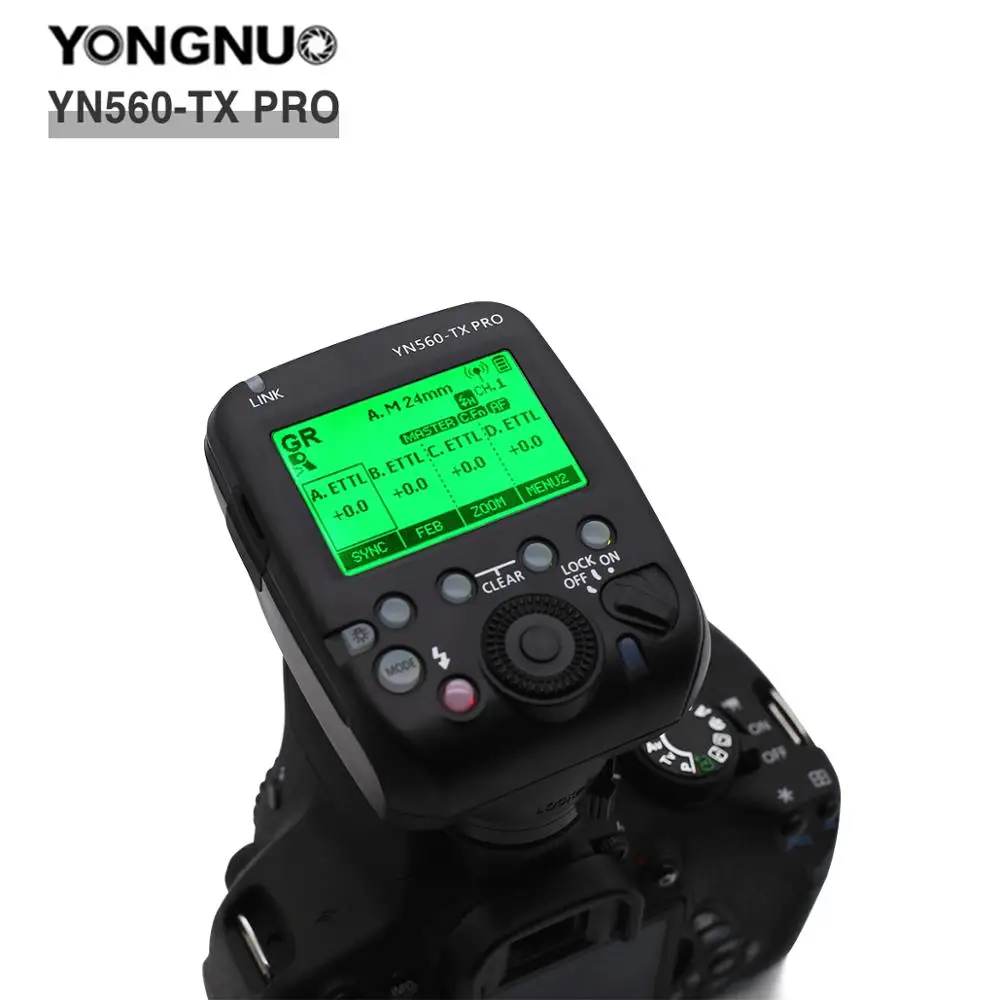 YONGNUO YN560-TX II YN560TX II YN560-TX Pro Беспроводная ручная Беспроводная вспышка триггера для YN200 YN560 IV для камера Canon EOS
