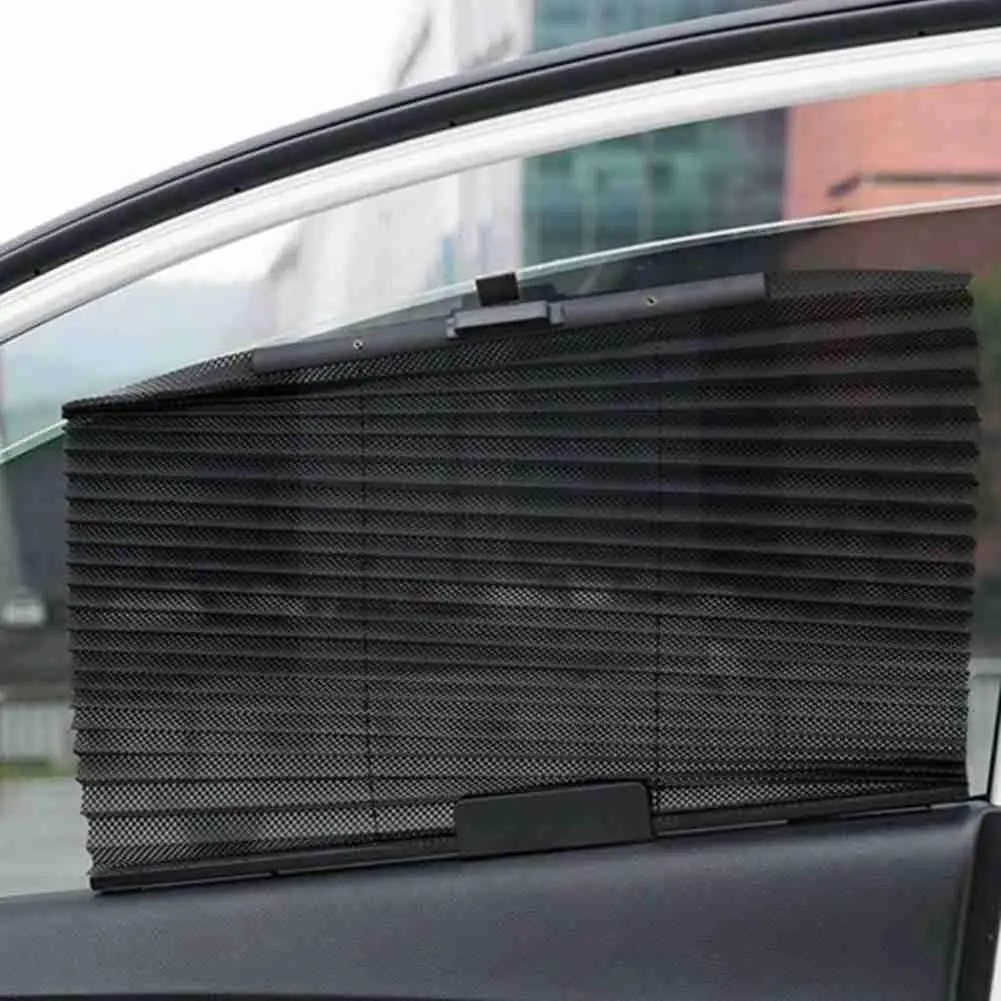 Retractable Car Auto Side Window Sunshades Sun Shade Visor Shade Window Curtain Car Blind Protection Roller Windshield Sun