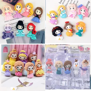 

100pcs/lot kawaii flatback resin princess new arrival resin cabochons For Hair Bow Centers DIY Scrapbooking Decor