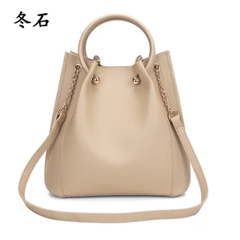 

Bucket Bag Handbag Fashion Simple Large Capacity Commuter BagBig Bag Casual Shoulder BagOblique Cross Female Pack Brand Designe