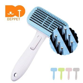 

Deppet Pet comb Automatic hair remover comb Dog Cat Hair removal massage styling Grooming Tool Suitable all dogs Cats