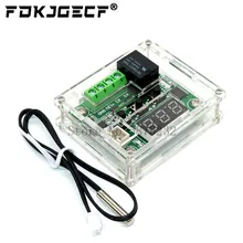 W1209-50-100c dc 12v digital temperatura controllear termostato controle de temperatura termostato placa de interruptor w1209 caso
