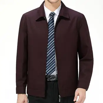 

Mens Plaid Business Casual Coat Lapel Dads Jacket In Spring And Autumn 2020