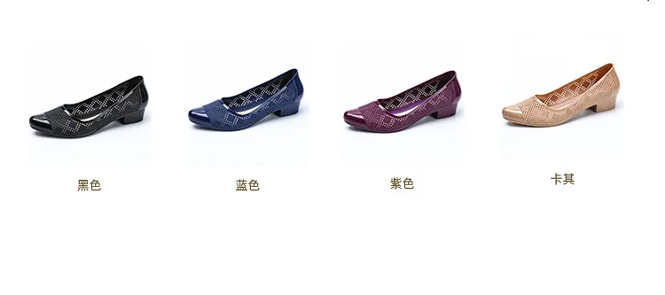 2020 new summer cutout jelly shoes woman breathable loafers hollow out jelly flats  ladies beach shoes pvc espadrilles for women