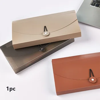 

Office Paper Clip Label Organ Pouch Organizer File Folder PP Document Bag Bill Classified Storage Multifunctional Home Holder