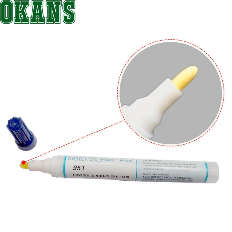 

Kester-951 cleaning 10ml Soldering Flux Pen for Soldering Solar Cell & FPC/PCB