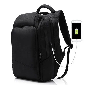 

Men Fashion 17.3" Laptop Backpack Man Water Repellent Functional Luggage Shoulder BagTravel Business Sports Casual Backpacks Boy