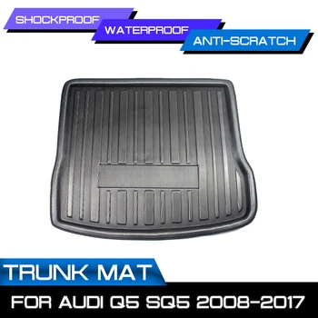 

Cargo Liner Boot Tray Rear Trunk Cover Matt Mat Floor Carpet Kick Pad For AUDI Q5 SQ5 2014 - 2017 2008 2009 2010 2013 2011 2012