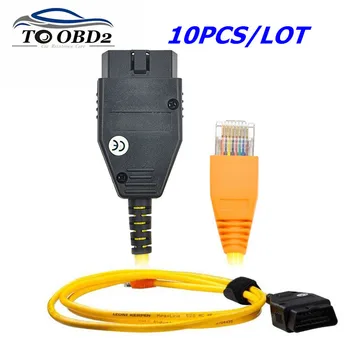 

10pcs/lot ESYS 3.23.4 V50.3 Data Cable 16PIN For BMW ENET Ethernet to OBD OBDII Interface E-SYS ICOM Coding Cable for F-serie