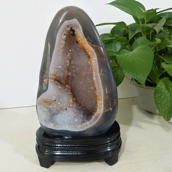 

3087g Natural agate geode crystal cave crystal clusters. beautifully stones and crystals decorated