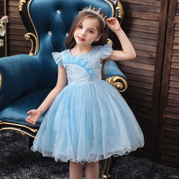 

Baby Girl Christmas Party Dresses kids Infant Toddler Girls Birthday Princess Dress Newborn Baptism 1st Clothes Vestido Robe 5 3