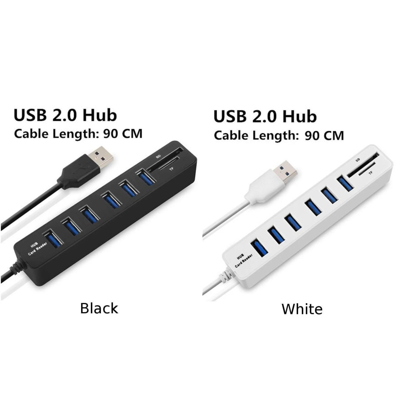 1 шт. USB 2,0 концентратор TF SD Карта Чтение порт адаптер Аксессуары для Windows XP 2000
