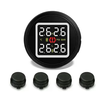 

D580C 12V Digital Display Tire Pressure Monitoring System Cigarettes Lighter Digital Tire Pressure Gauge Meter