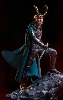 

25cm PVC Avengers Thor.3 Loki Battle scene Figure model Action anime figure Loki Cool statue collect decoration Kids toys gift