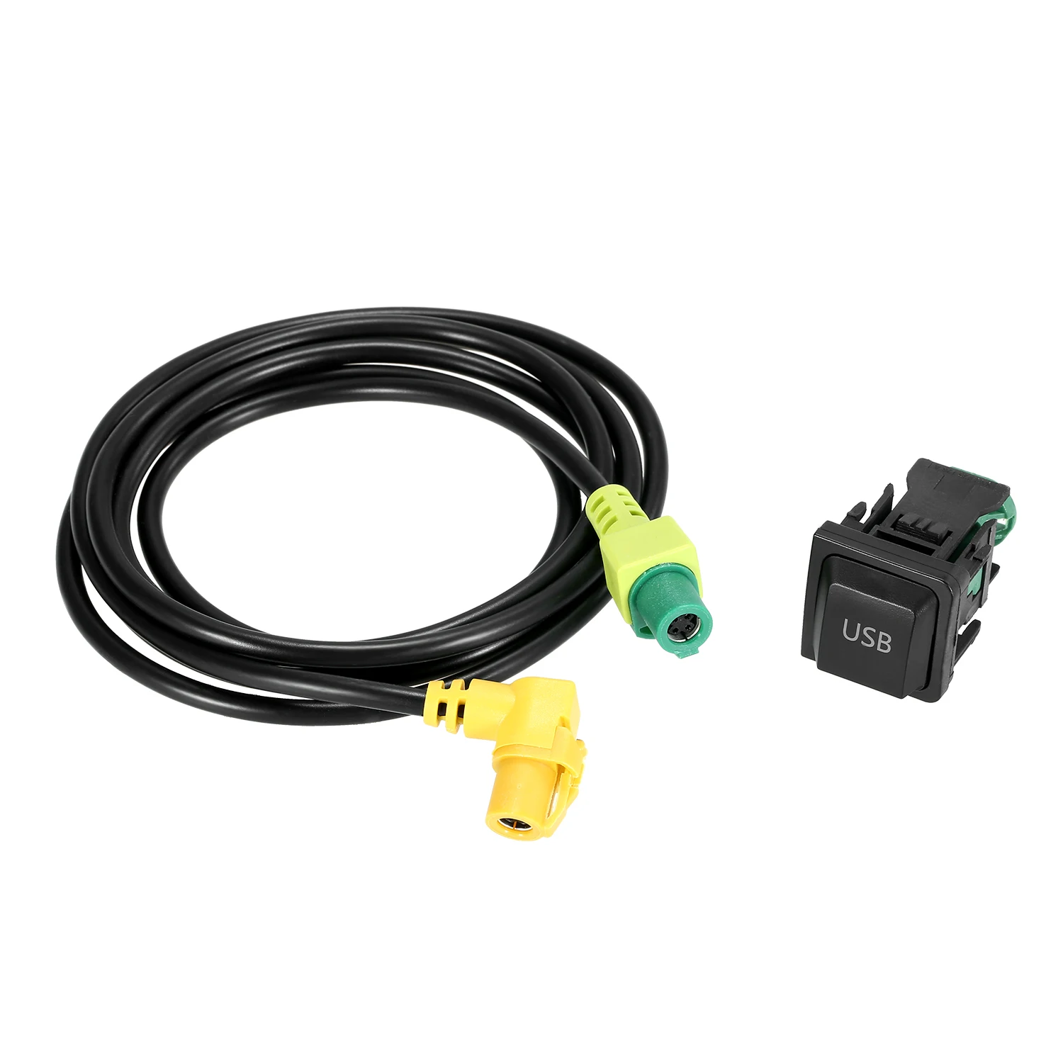 KKMOON 12 в автомобильный AUX USB кабель с переключателем Замена для VW Golf MK5 MK6 VI 5 6 Jetta CC