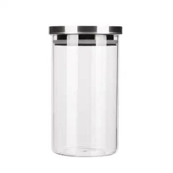 

Transparent Glass Dry Grains Food Storage Container Jars Kitchen Organizers Sealing Storage Case Glass Sealed Storage Tank