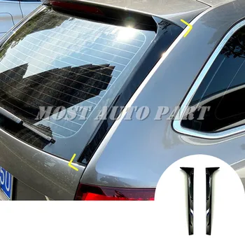

Black Rear Window Spoiler Side Wing Trim Cover For Skoda Octavia Combi 2014-2019 2pcs Car Decoration Car Accesories Interior