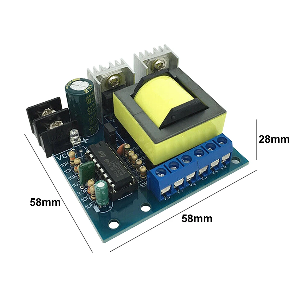 Повышающий преобразователь напряжения, эффективные интегрированные аксессуары, модуль трансформатора, повышающий преобразователь, 12 В до 110 В, 220 В, источник питания