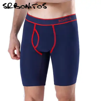 

SRBONITOS Long Boxer For Men Underwear High Quality Coton Men's Panties Man Underpants Boxershorts Shorts Calvin Calecon Sexy