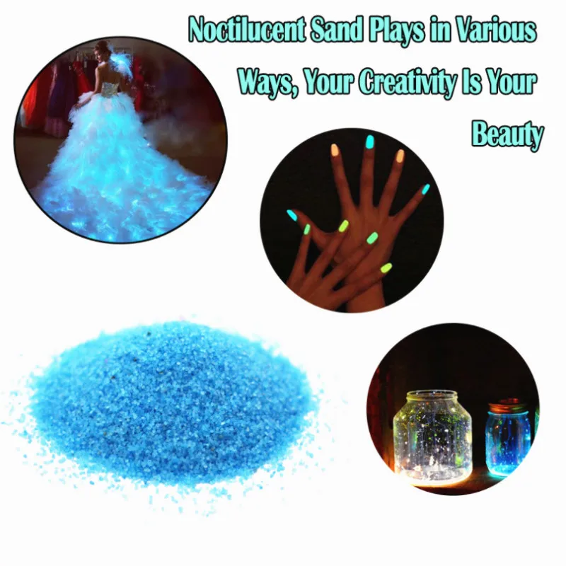 

Glow Gravel Luminous Noctilucent Sand Fish Tank Aquarium Fluorescent Particles Party Decoration DIY Glow in the Dark