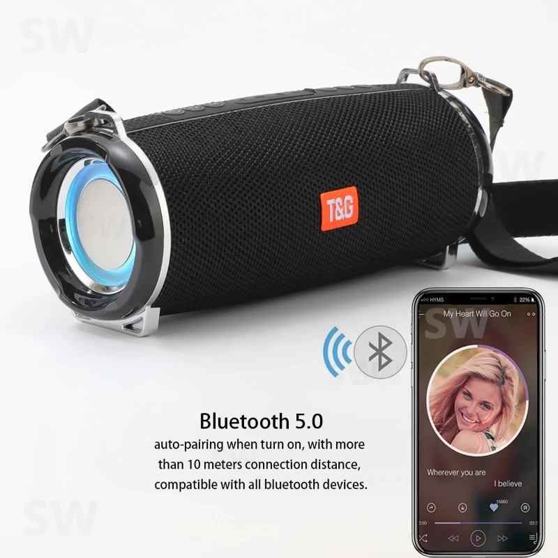 Мощный TG192 портативный bluetooth динамик наружная Колонка компьютер беспроводные
