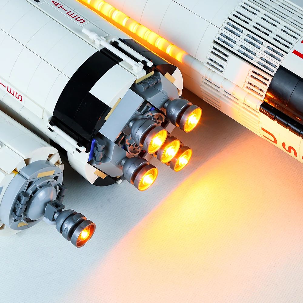 LED Light Kit for Ideas 21309 The Apollo Saturn V Launch Vehicle 16032 Building Blocks Model DIY Toys Set Not Building Blocks — view 3