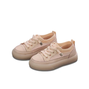 

Casual Shoes Boys Girls Children Leather Shoes Candy Colors Kids Sneakers Soft bottom Fashionable New Design SMM010