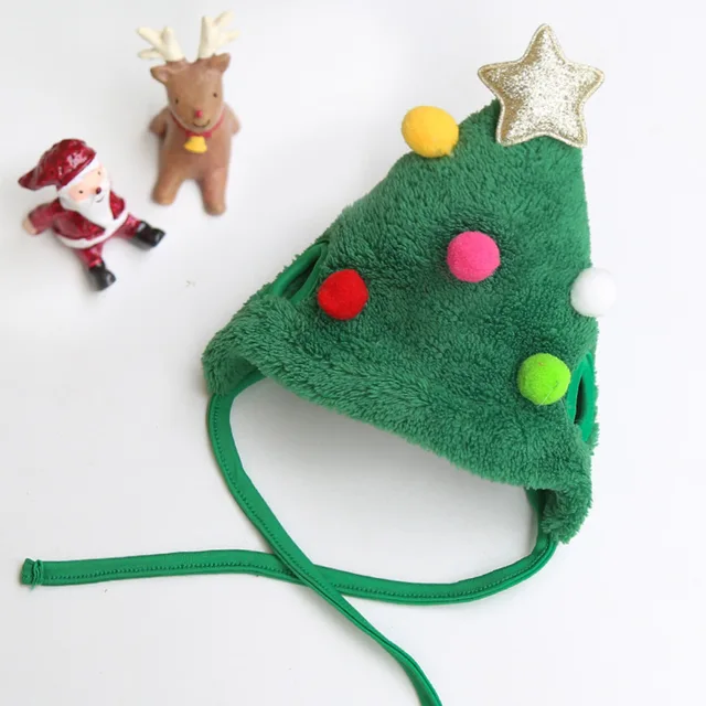 Dog Pet Christmas Hat Elk Saliva Towel Bib Teddy Fight Hiromi Autumn and Winter Clothes Dress Up Party Designer 2