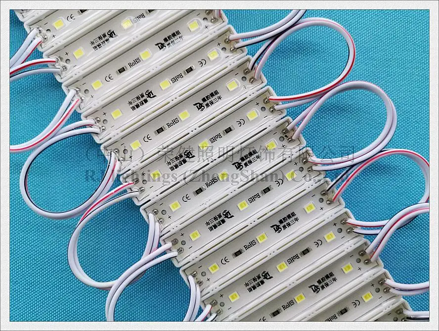Светодиодный светильник модуль для Букв знак DC12V SMD 2835 3 светодиодный 0,9 Вт 100lm 58 мм X 10 мм IP65 Алюминиевый PCB супер качество 3 года гарантии